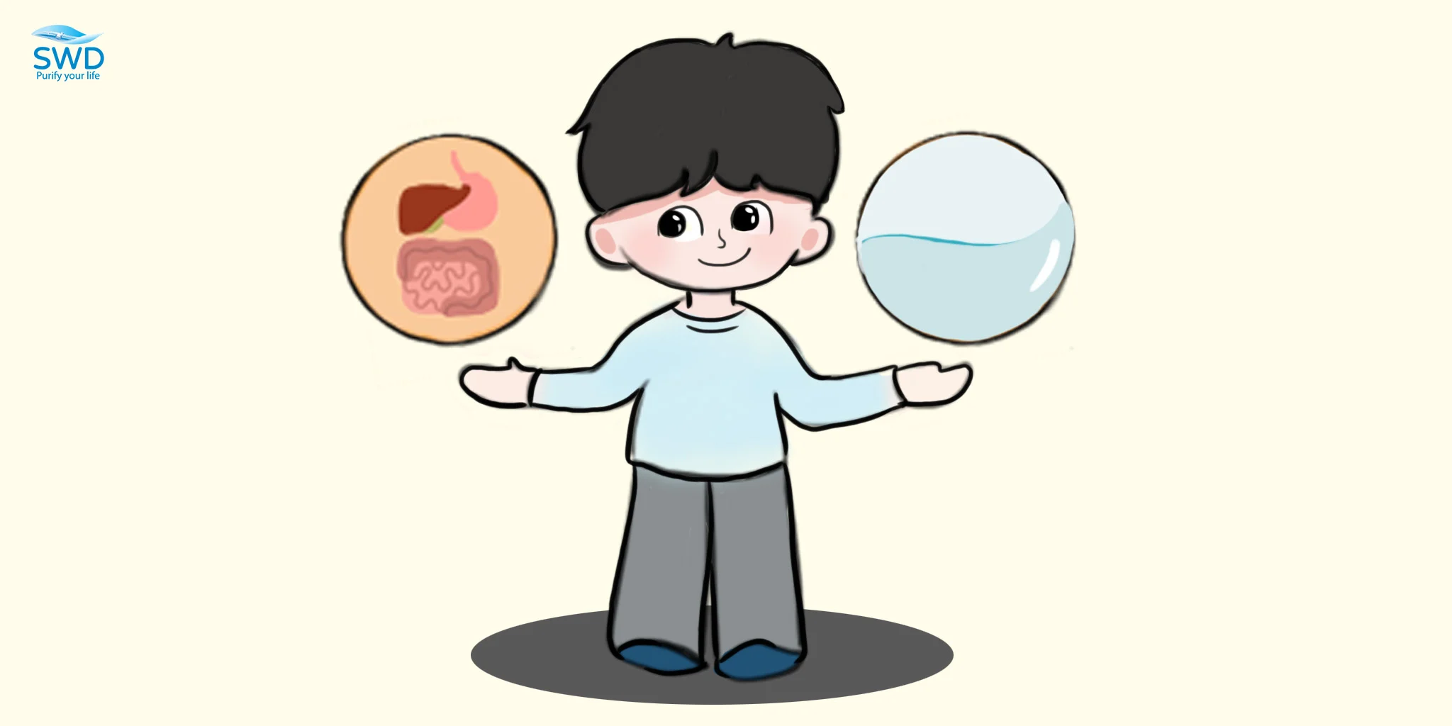 HỆ TIÊU HÓA KHỎE MẠNH BẮT ĐẦU TỪ NHỮNG NGỤM NƯỚC 